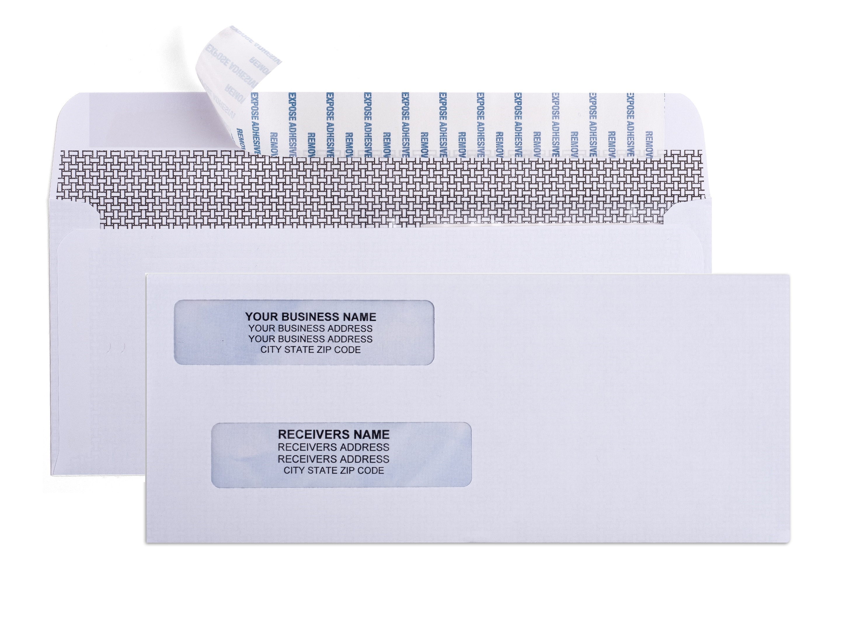 150 Self-Seal Tinted Check Envelopes