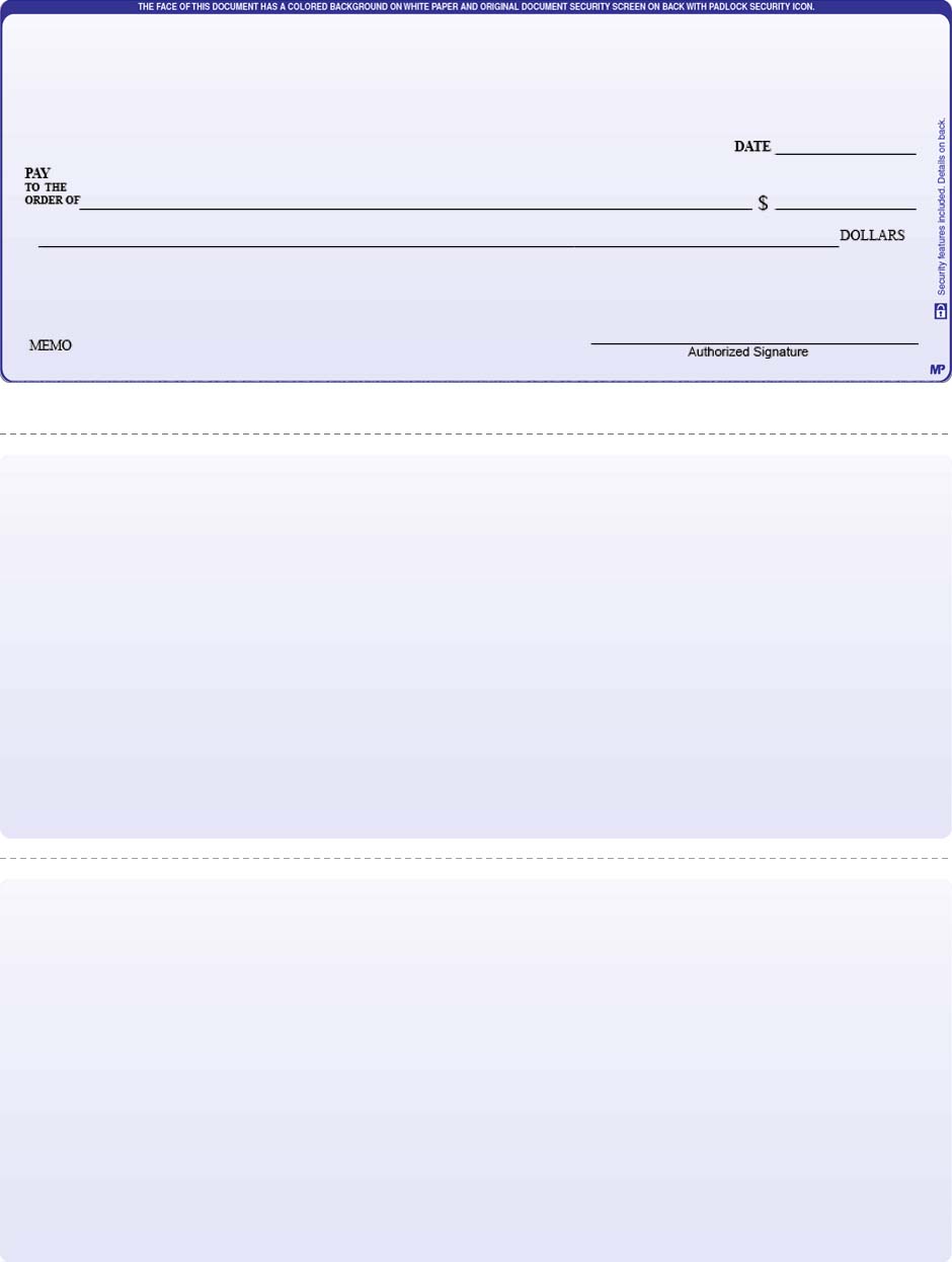 Business Laser Checks in Top of Page - 250 Ct.