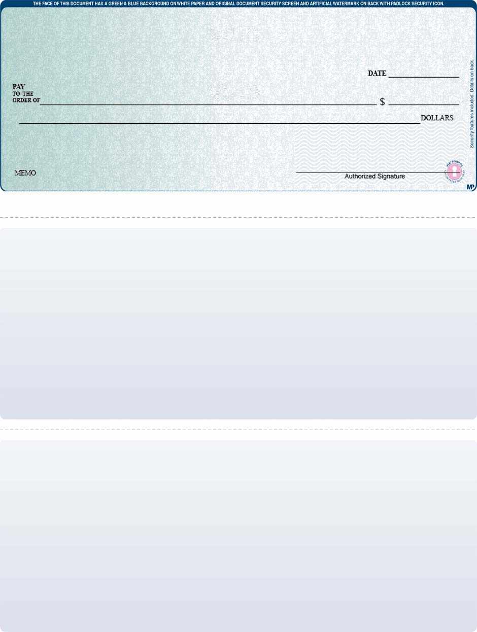 10,000 High Security QuickBooks Checks