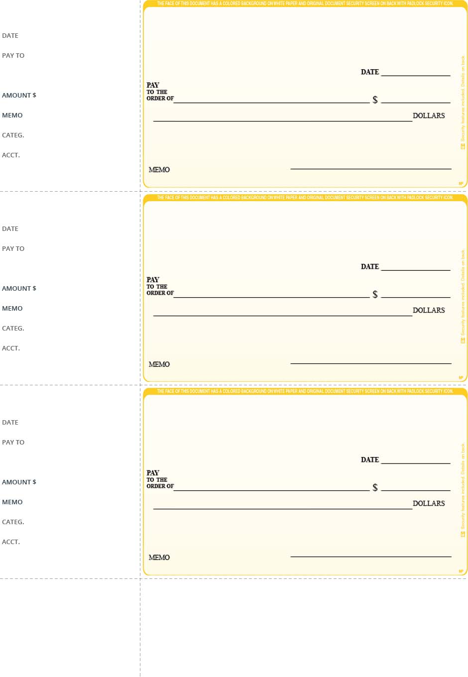 reorder checks for quicken or banktivity